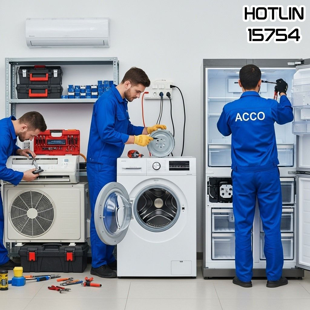 ثلاجة وغسالة جورنجي حديثة